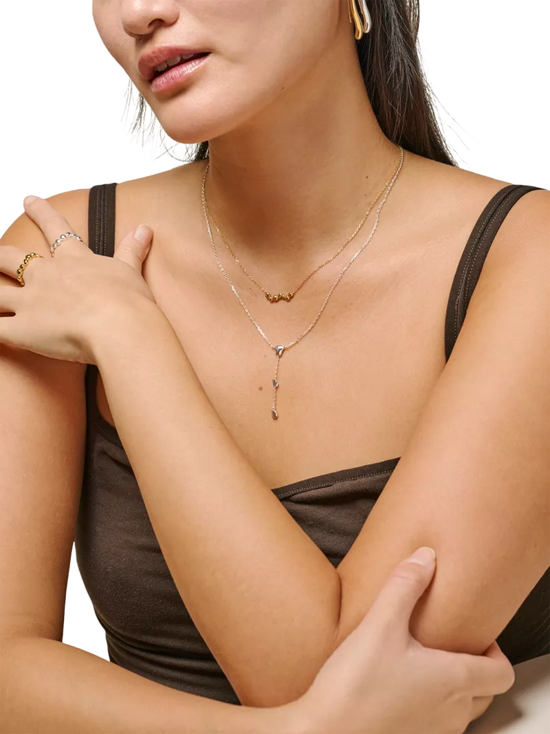 ENAMEL Copenhagen pendant necklace yellow gold (British brand)