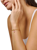 ENAMEL Copenhagen lollipop charm in yellow gold pink, imported from the UK