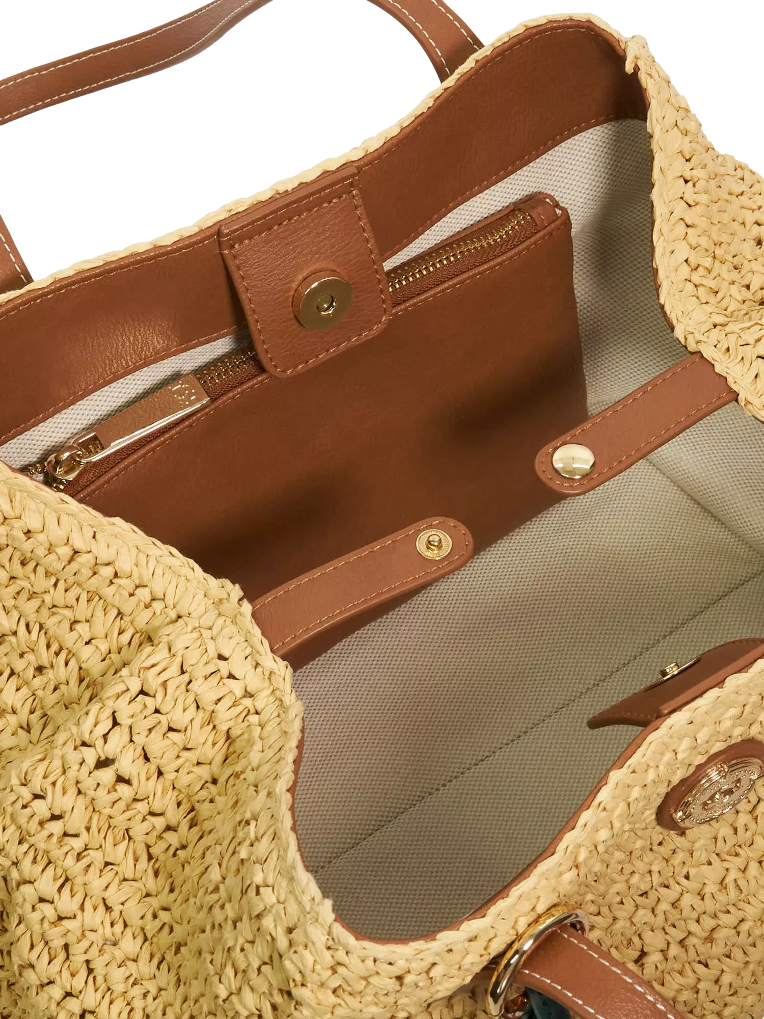 Dune London raffia tote bag natural, UK version