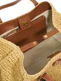 Dune London raffia tote bag natural, UK version
