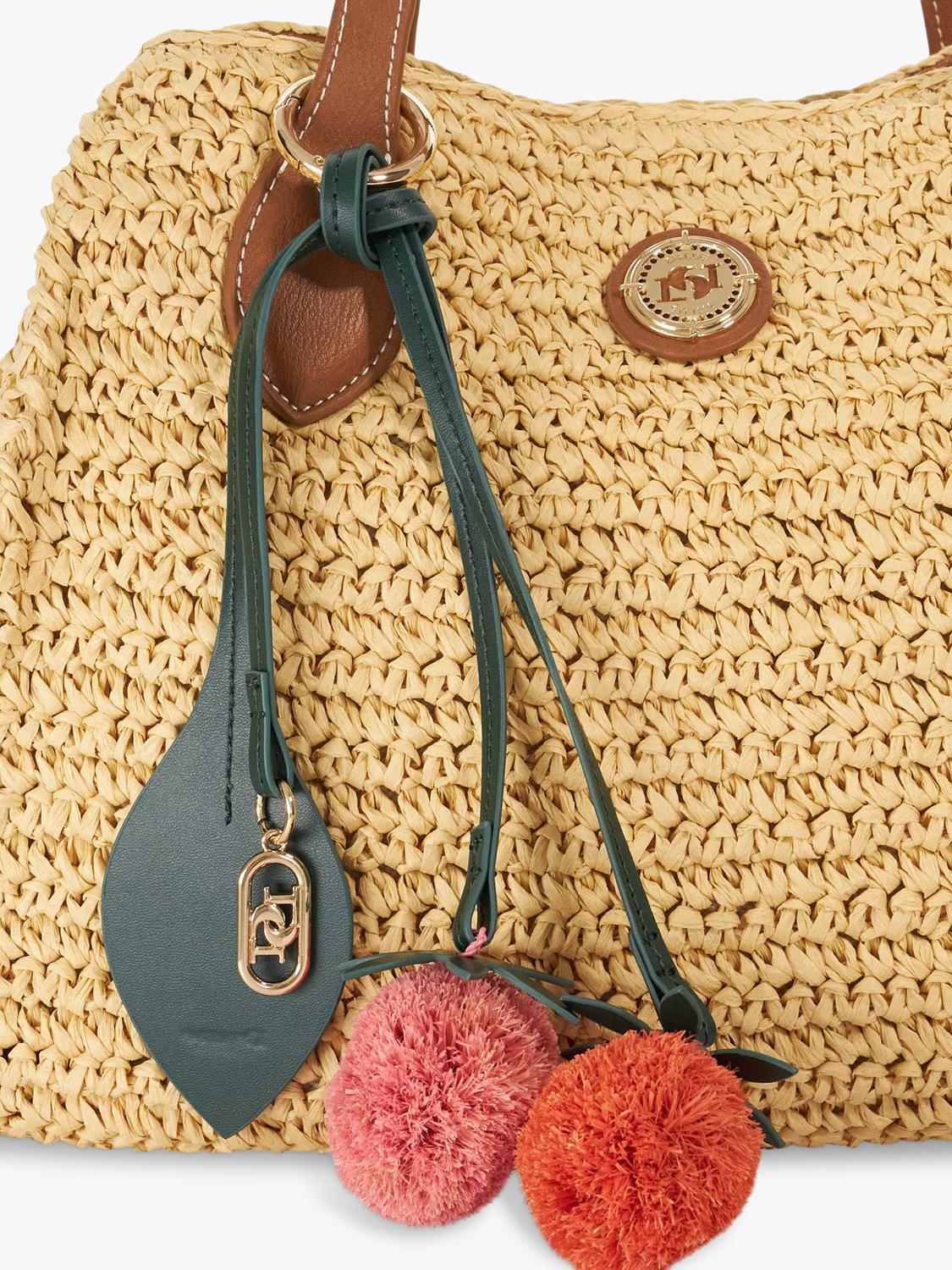 Dune London raffia tote bag natural, UK version