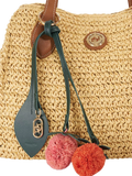 Dune London raffia tote bag natural, UK version