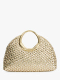 Dune London metallic woven grab bag (British brand)