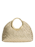 Dune London metallic woven grab bag (British brand)