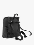 Storksak vegan leather convertible changing backpack in black (British brand)