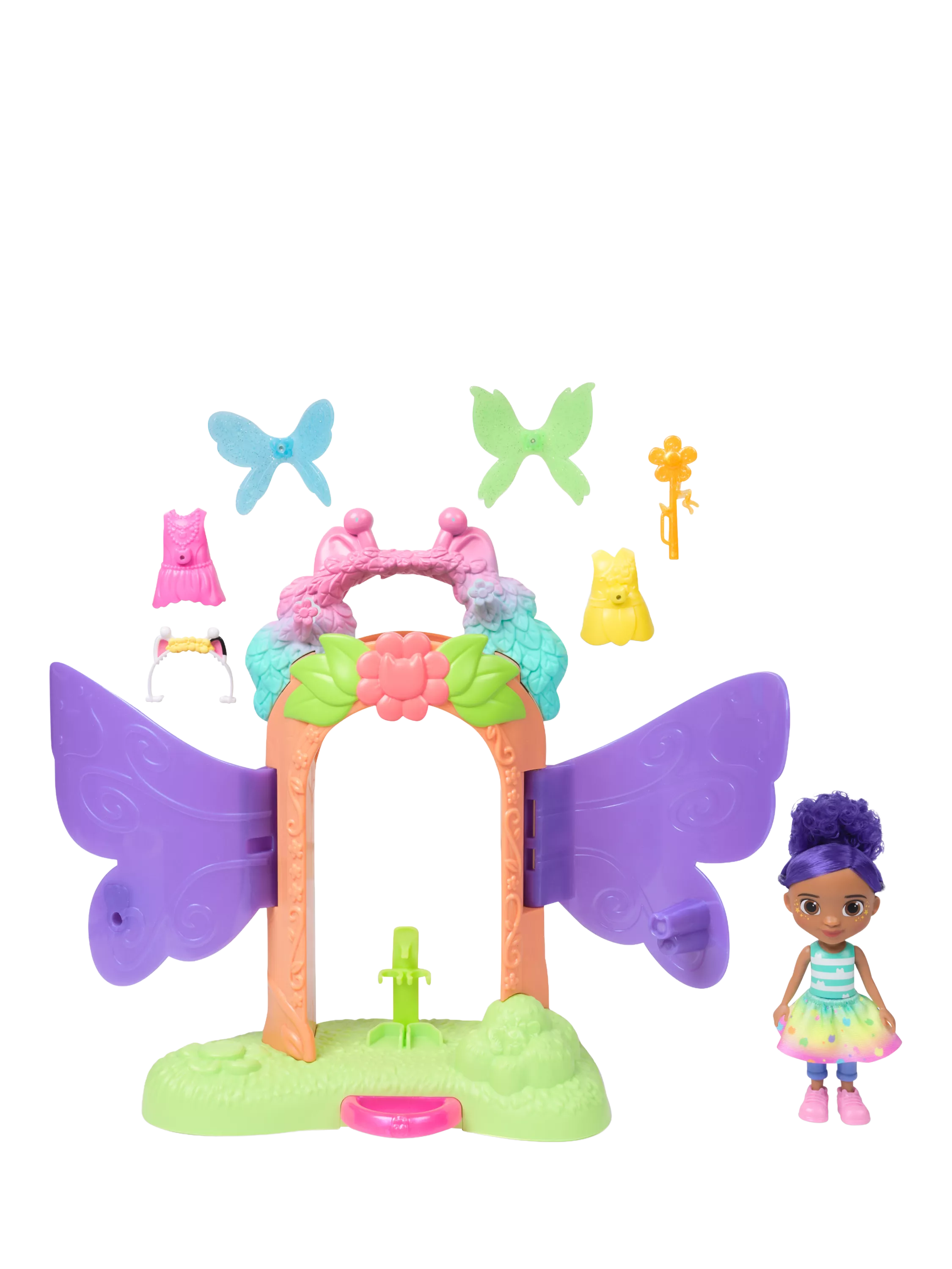 Gabby's Dollhouse Fairy Magic Reveal Playset, imported from the UK