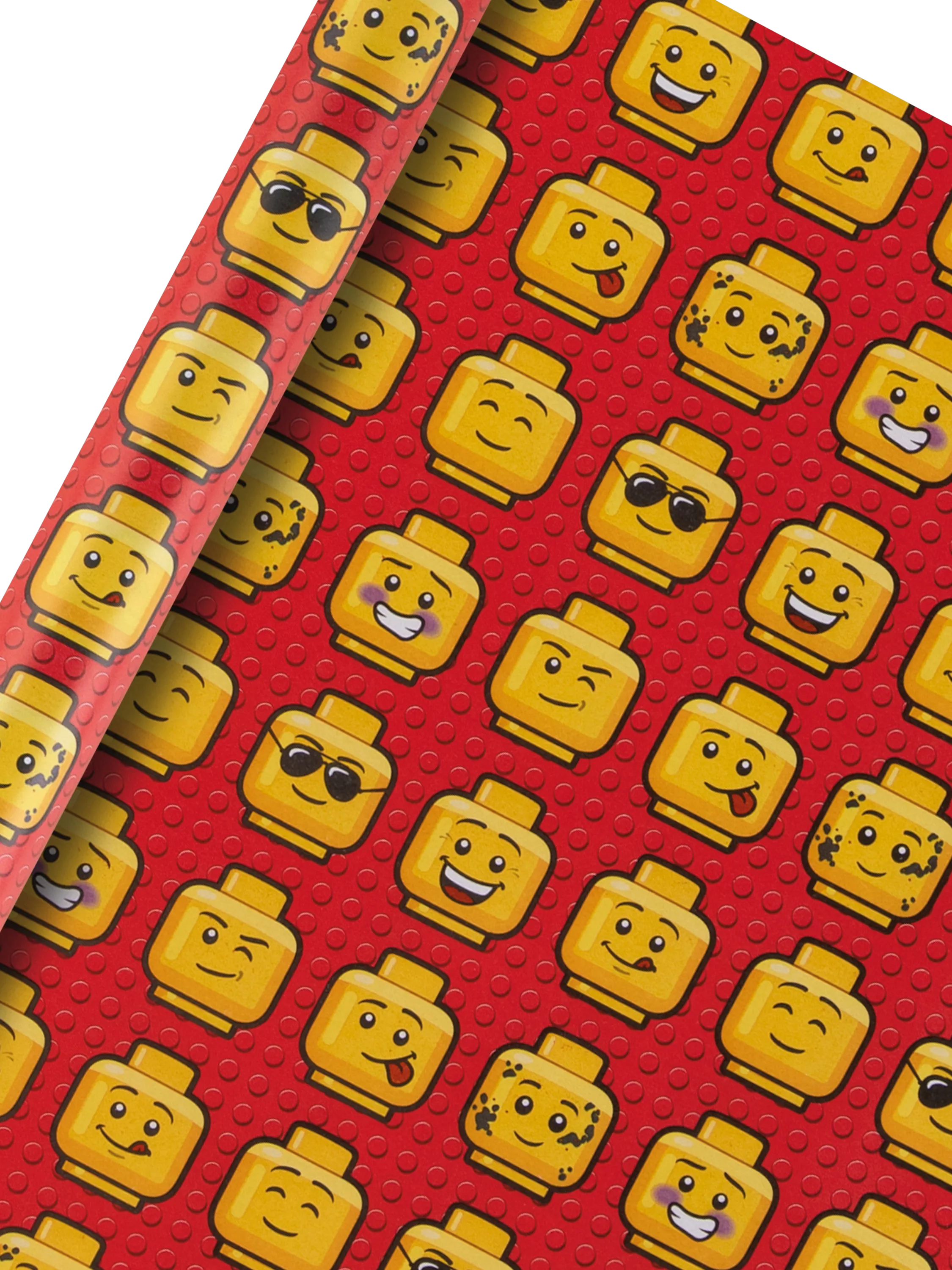 Hallmark LEGO Heads wrapping paper roll 2m, UK version