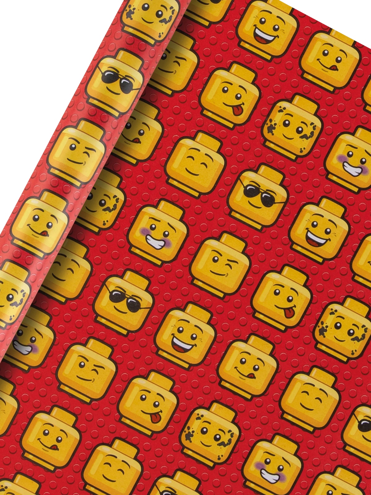 Hallmark LEGO Heads wrapping paper roll 2m, UK version