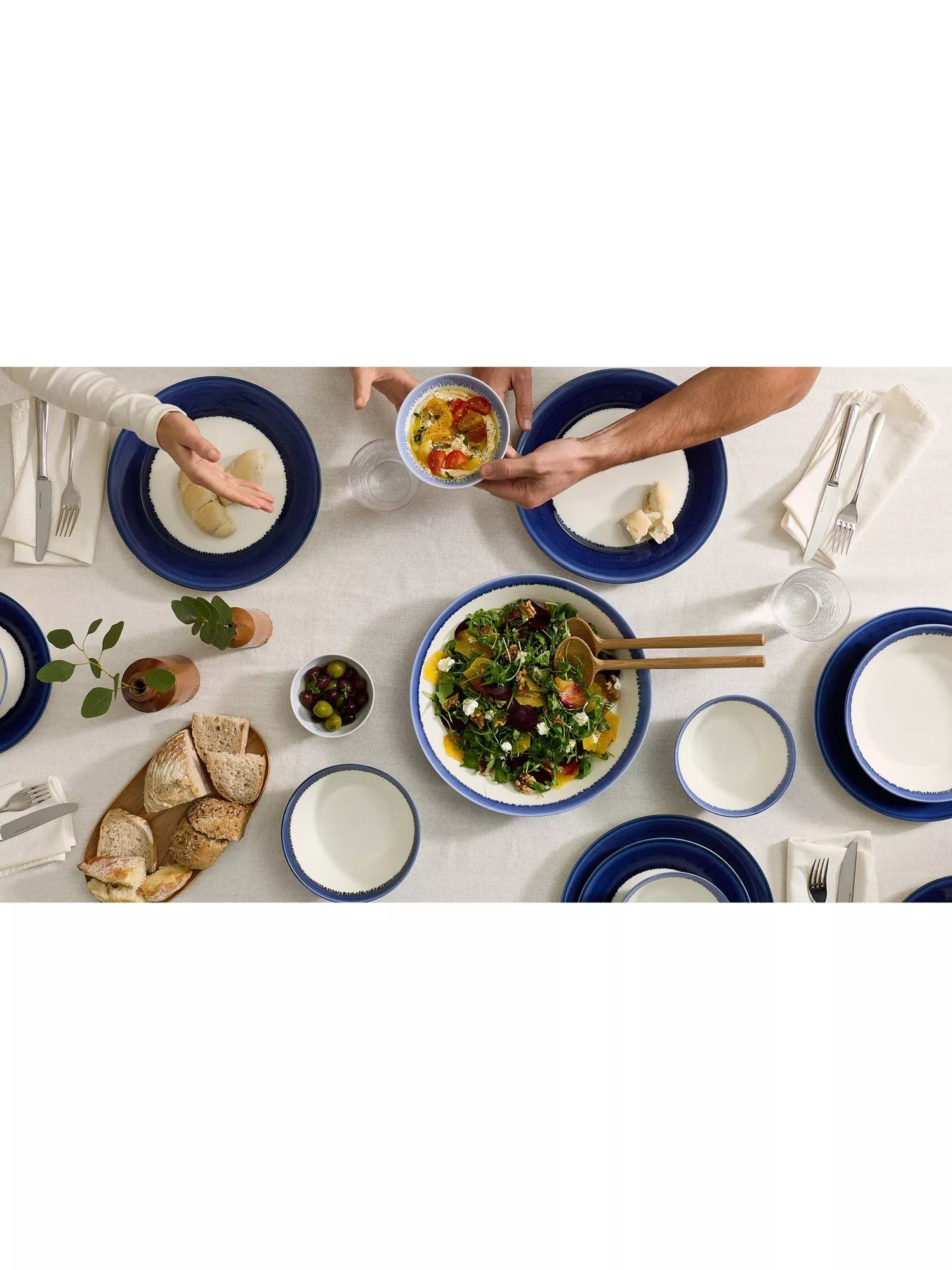 Royal Doulton Pacific Glaze low serving bowl 2.1L - British product