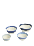 Royal Doulton blue stacking bowls set of 4 (British brand)