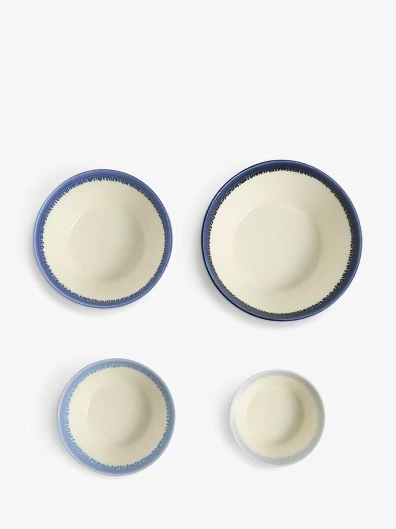 Royal Doulton blue stacking bowls set of 4 (British brand)