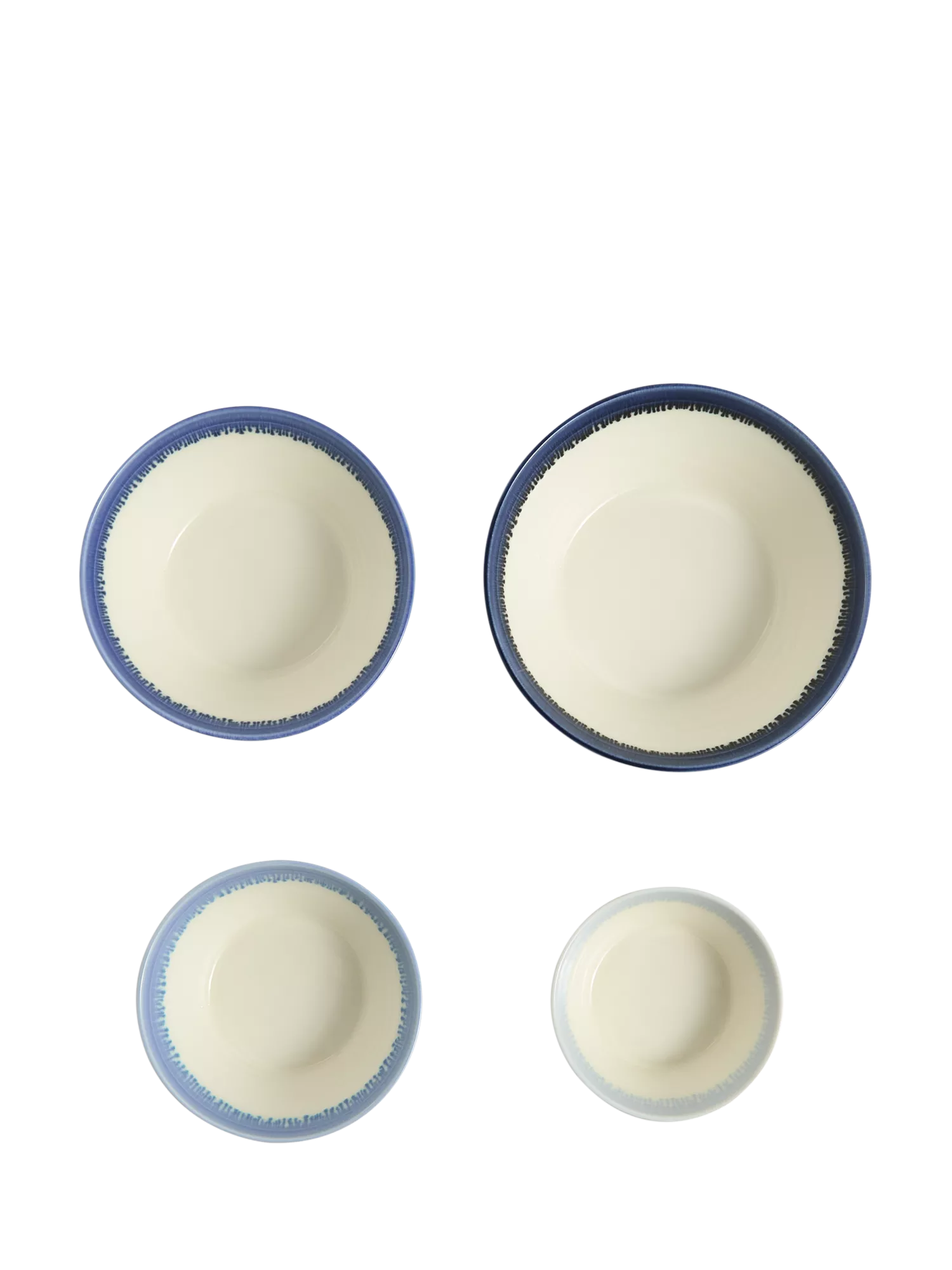 Royal Doulton blue stacking bowls set of 4 (British brand)