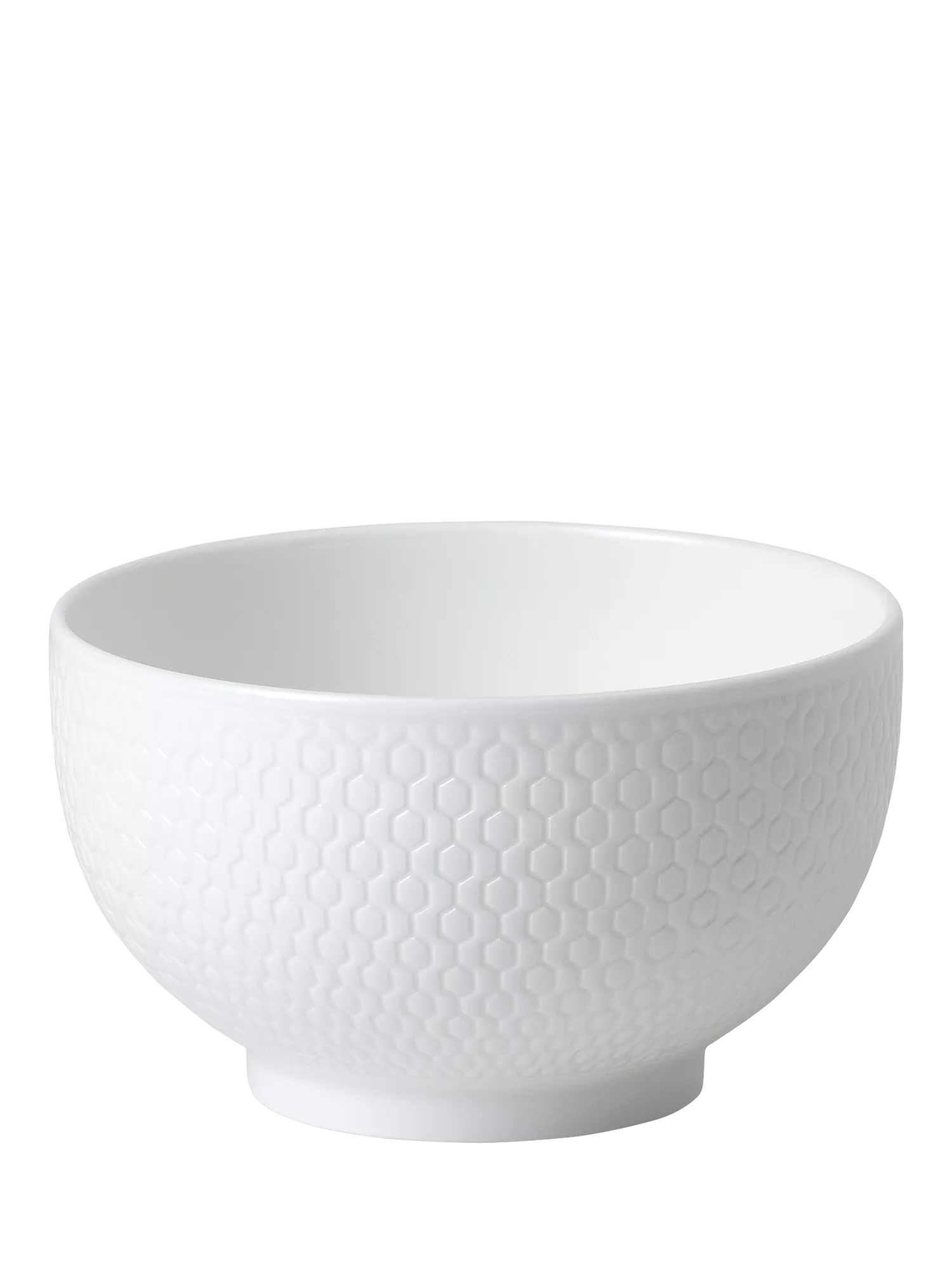 Wedgwood Gio bone china rice bowl 10.5cm white, imported from the UK