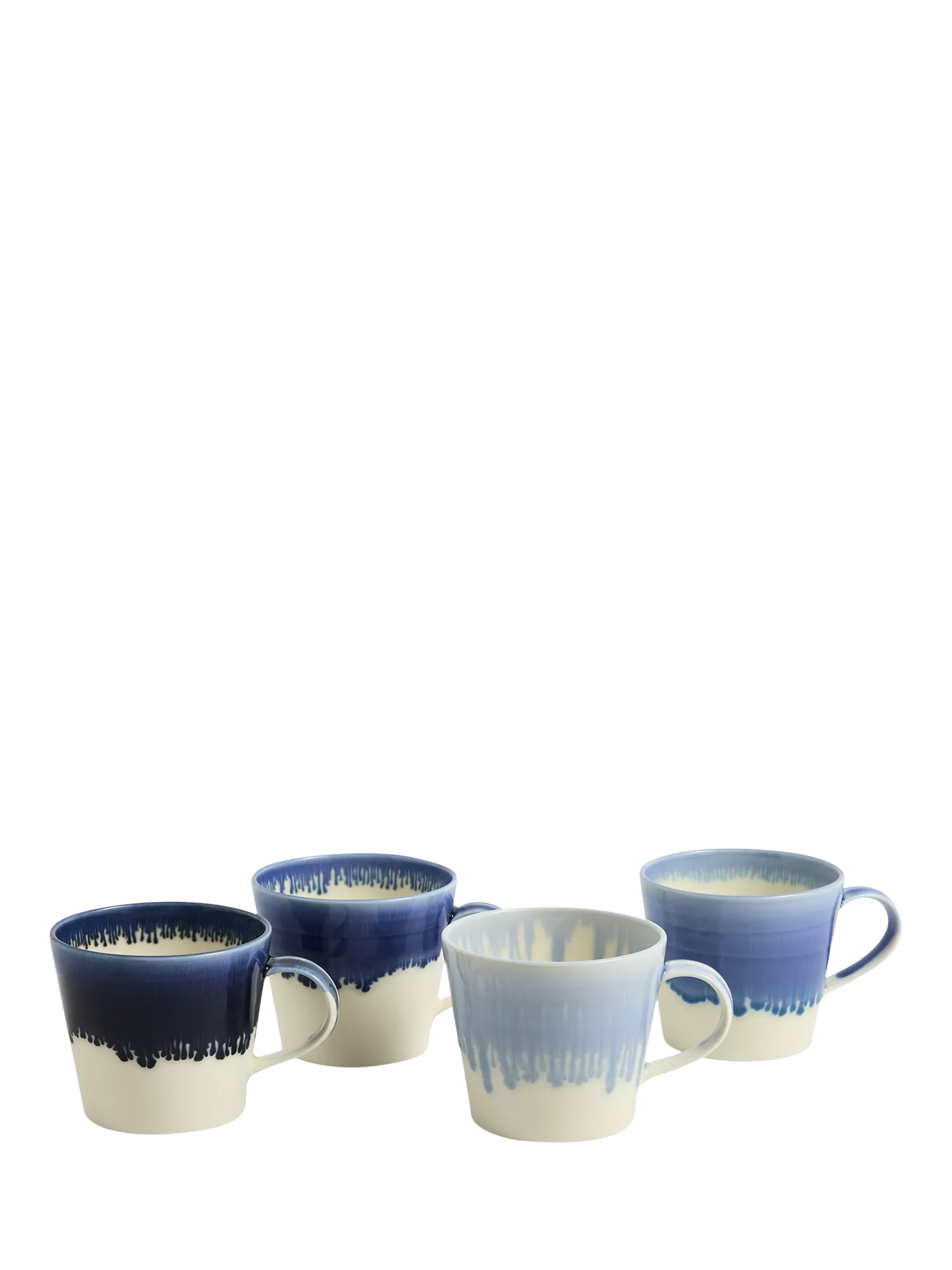 Royal Doulton porcelain mugs 4 pack 400ml blue, imported from the UK
