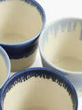 Royal Doulton porcelain mugs 4 pack 400ml blue, imported from the UK