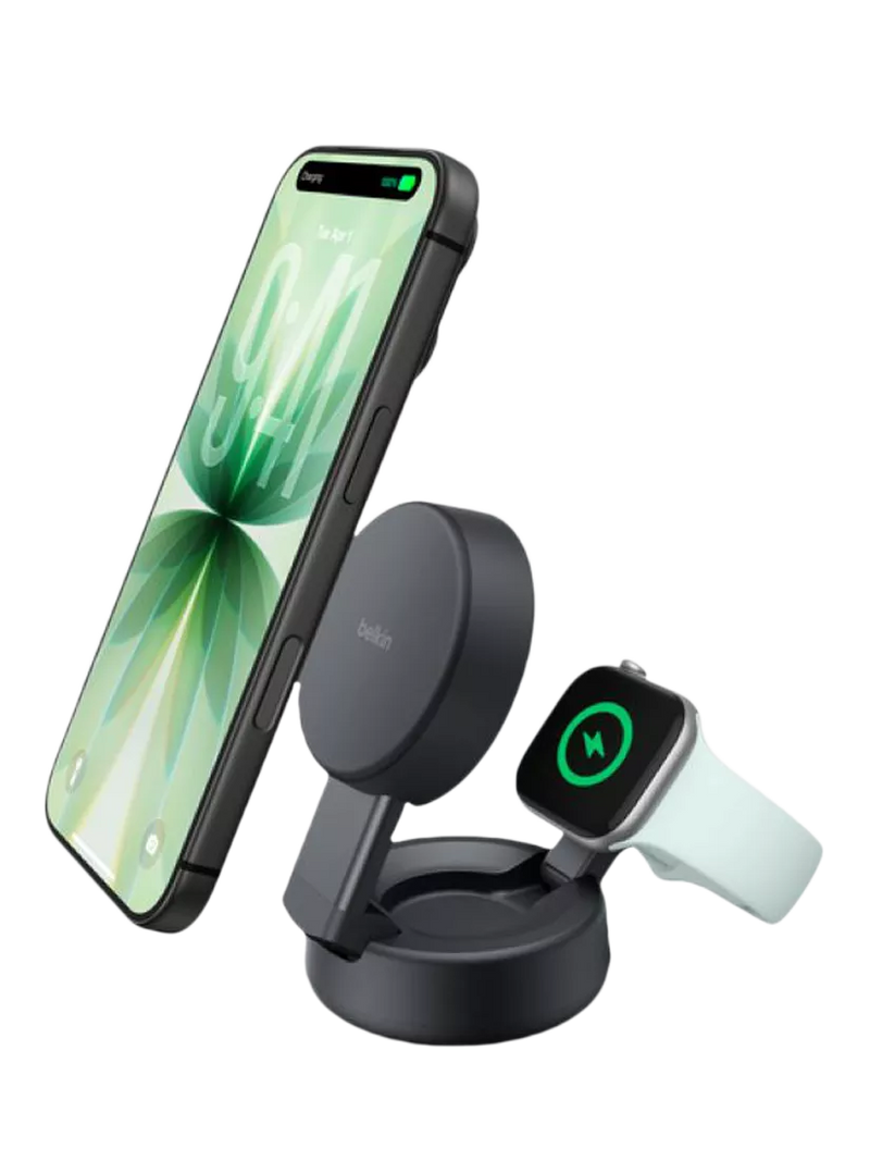 Belkin wireless charger 2-in-1 with Qi2 25W, imported from the UK