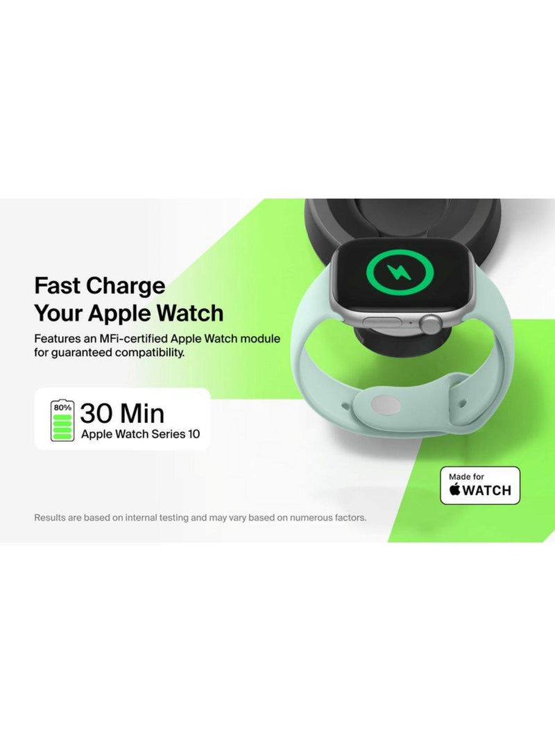 Belkin UltraCharge 2-in-1 wireless charger 25W Sand, UK version