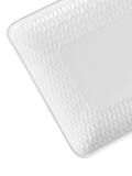 Wedgwood Gio rectangular bone china tray 21cm white, UK version