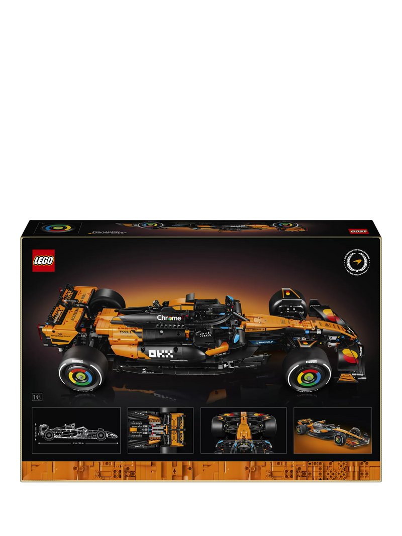 LEGO McLaren MCL39 1:8 scale F1 car model, UK version