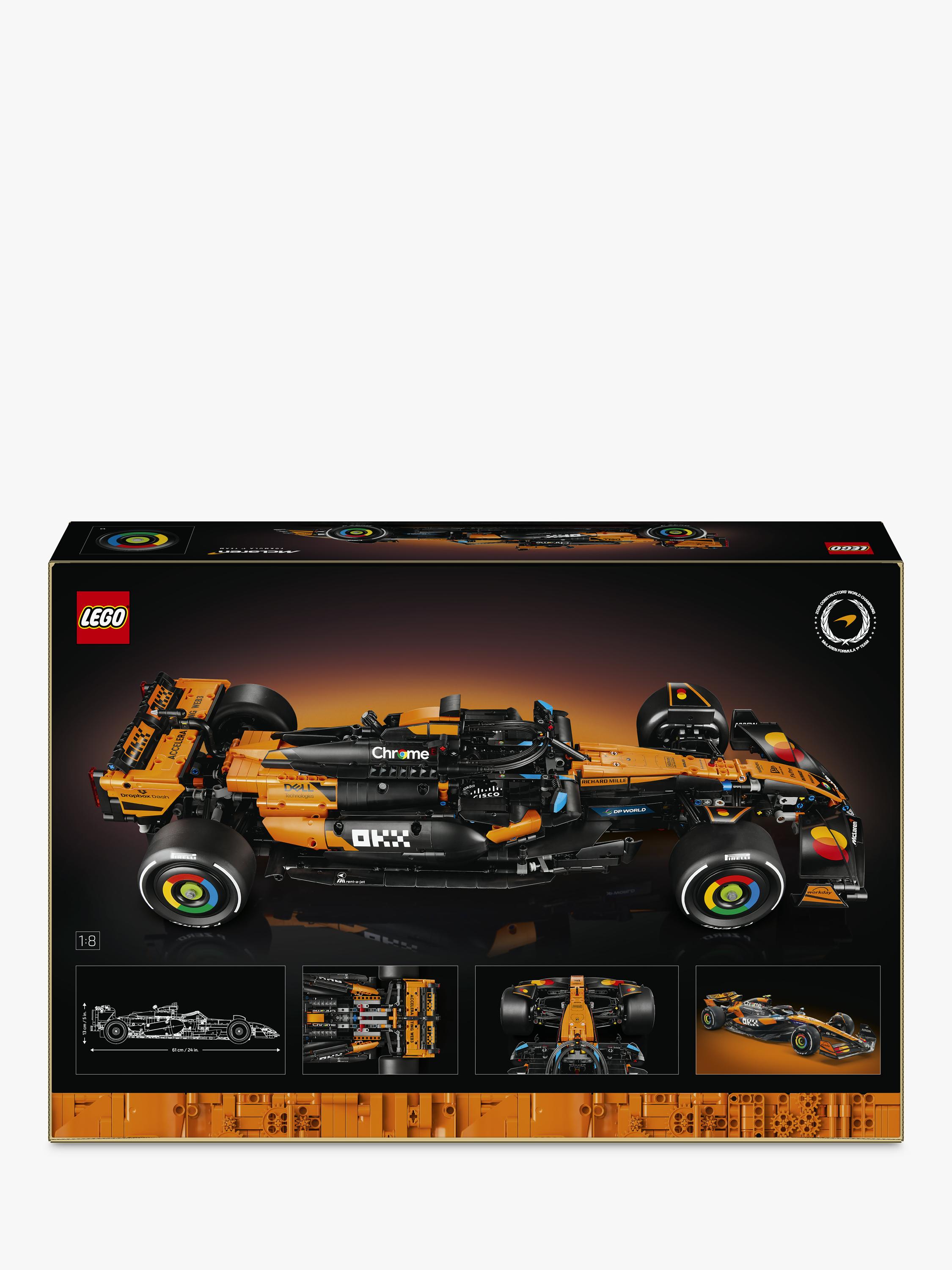 LEGO McLaren MCL39 1:8 scale F1 car model, UK version