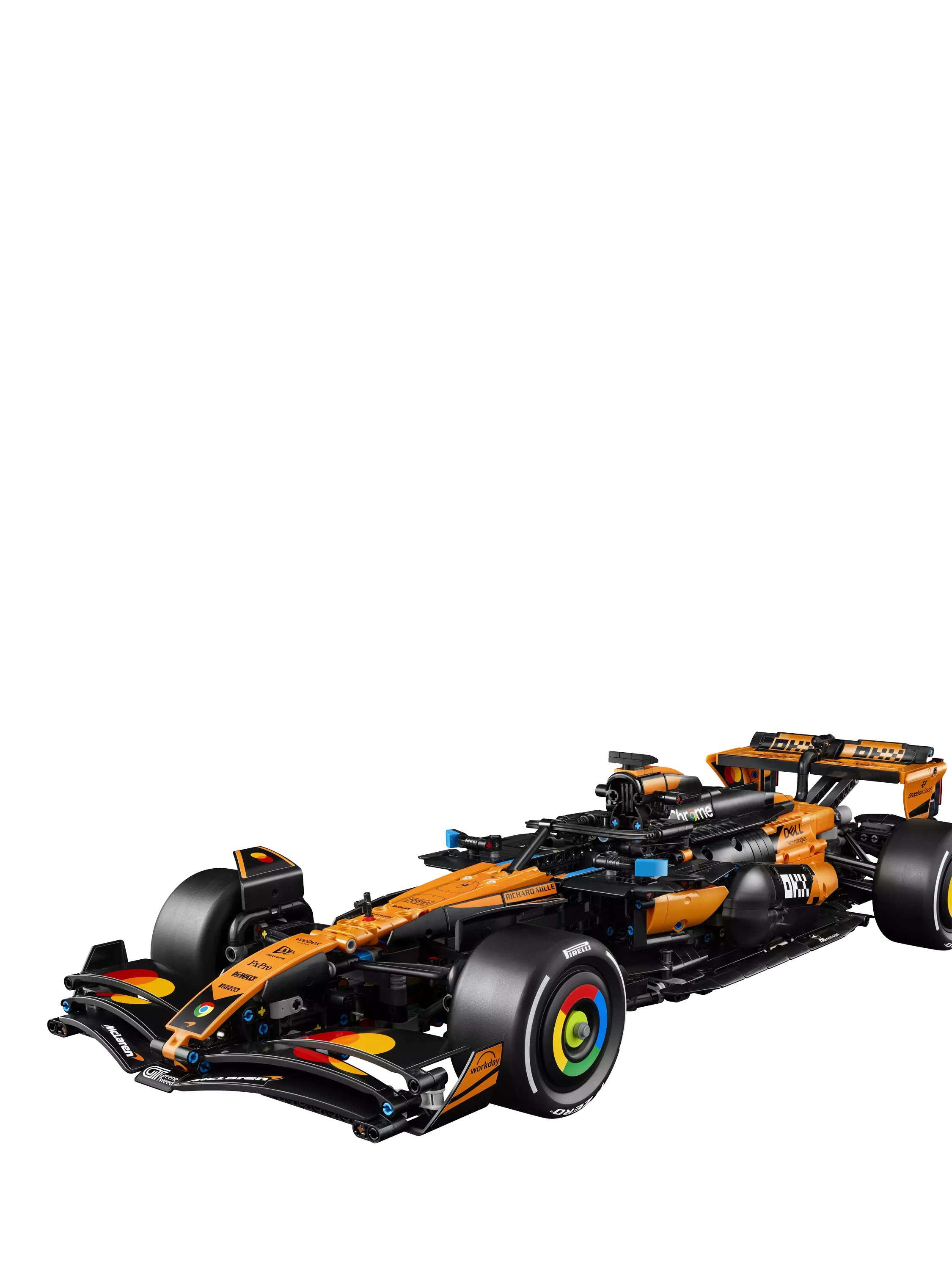 LEGO McLaren MCL39 1:8 scale F1 car model, UK version