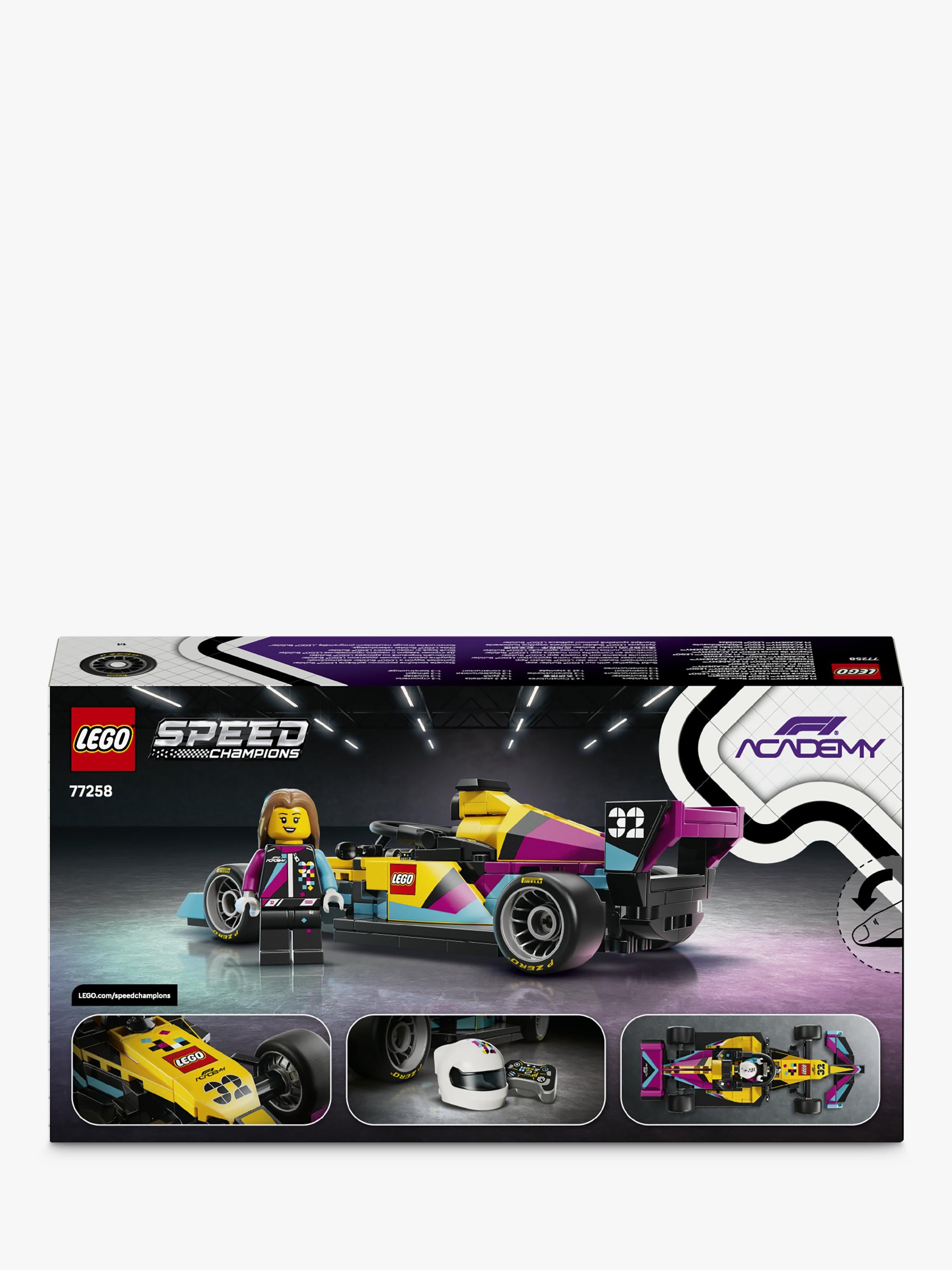 LEGO F1 ACADEMY race car 201-piece set, imported from the UK