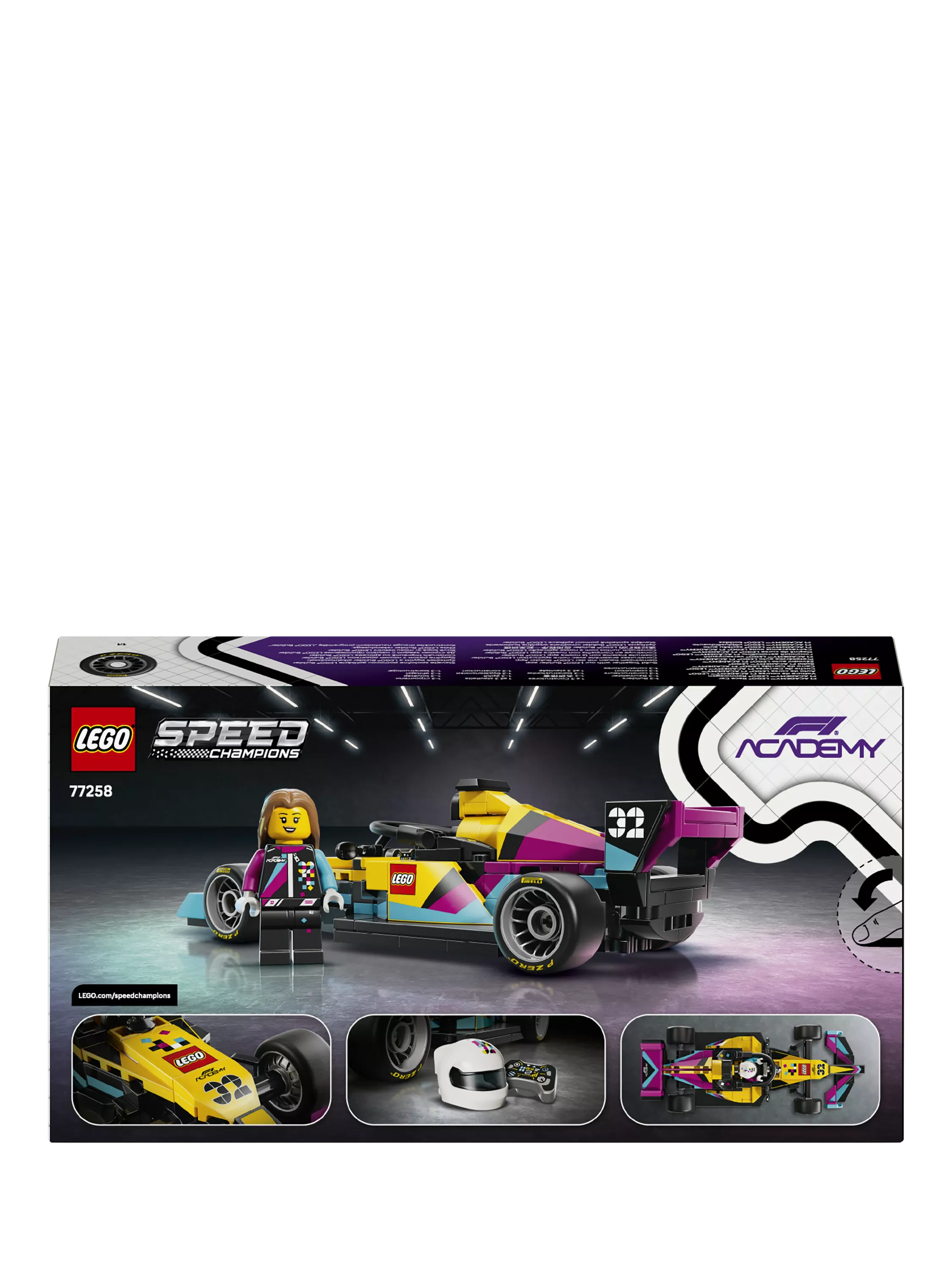 LEGO F1 ACADEMY race car 201-piece set, imported from the UK