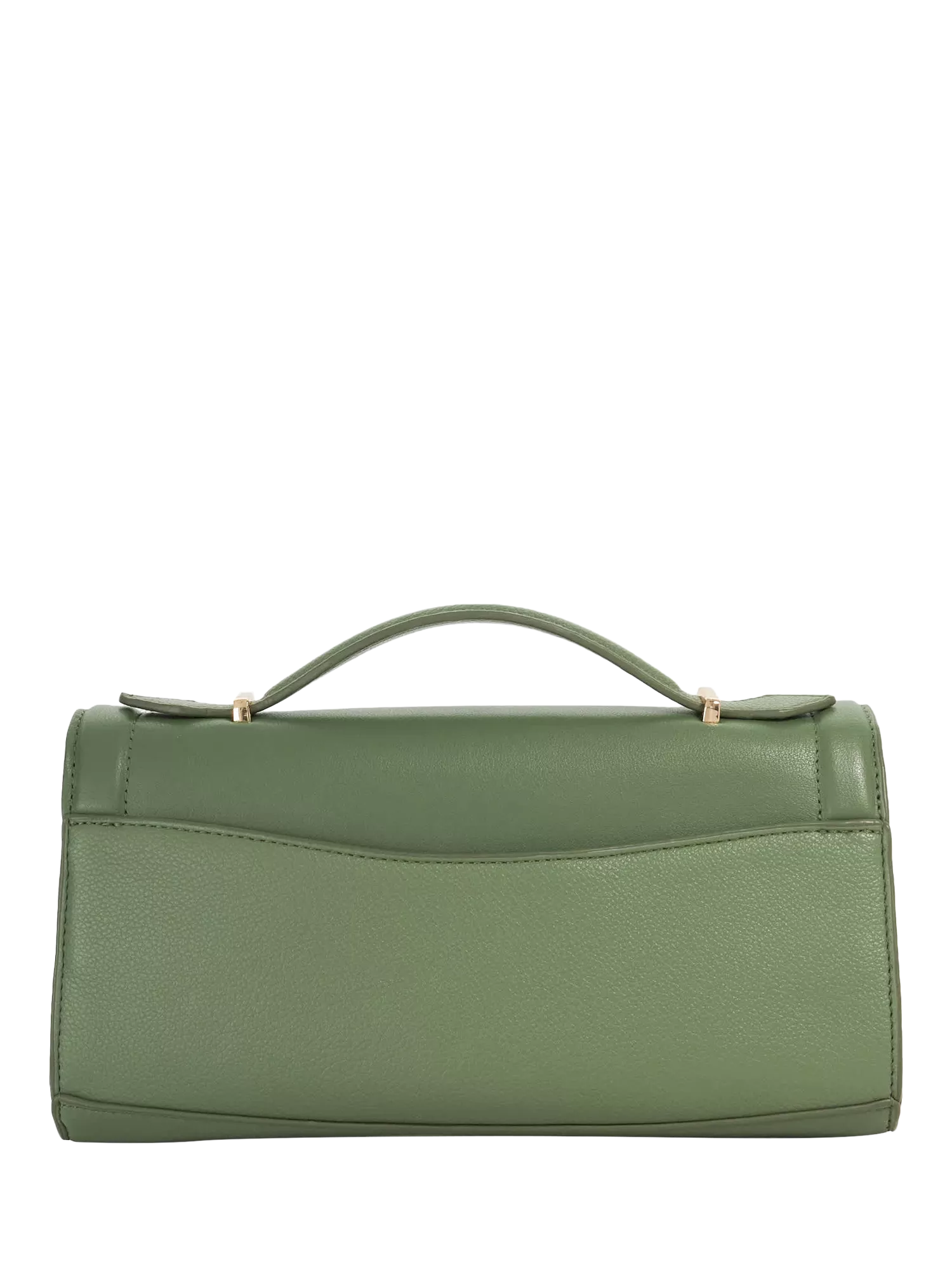 Dune London leather grab bag green - British product