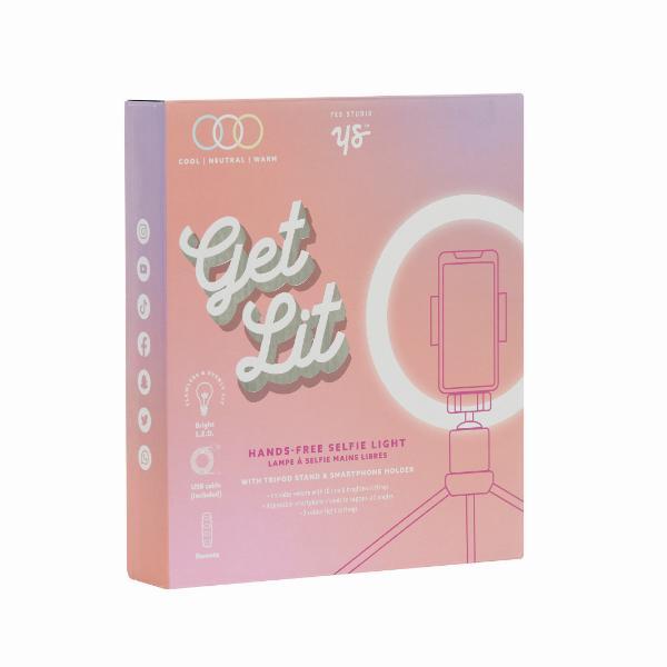 Yes Studio Get Lit selfie ring light 8 inch - British product