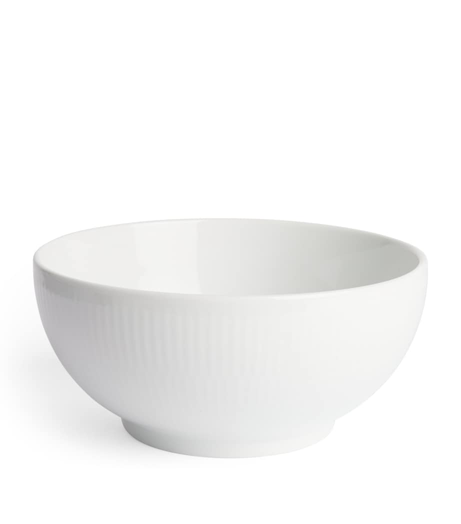 Royal Copenhagen White Fluted bowl 24cm, imported from the UK