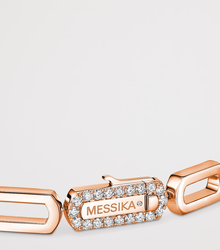 Messika Imperial Move pink gold diamond bracelet 2.90ct (British brand)