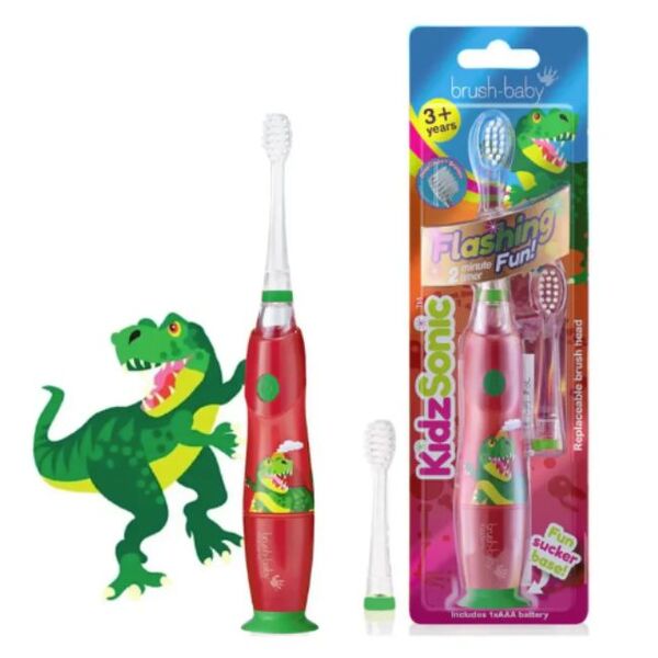 Brush Baby Dinosaur KidzSonic® Kids Electric Toothbrush GOODS Superdrug   