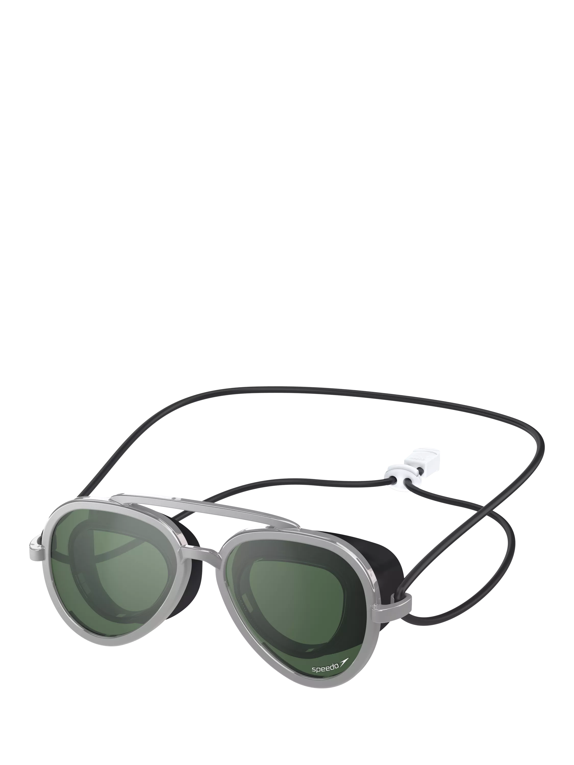 Speedo kids Sunny G mirrored swimming goggles Mariner Green, UK version