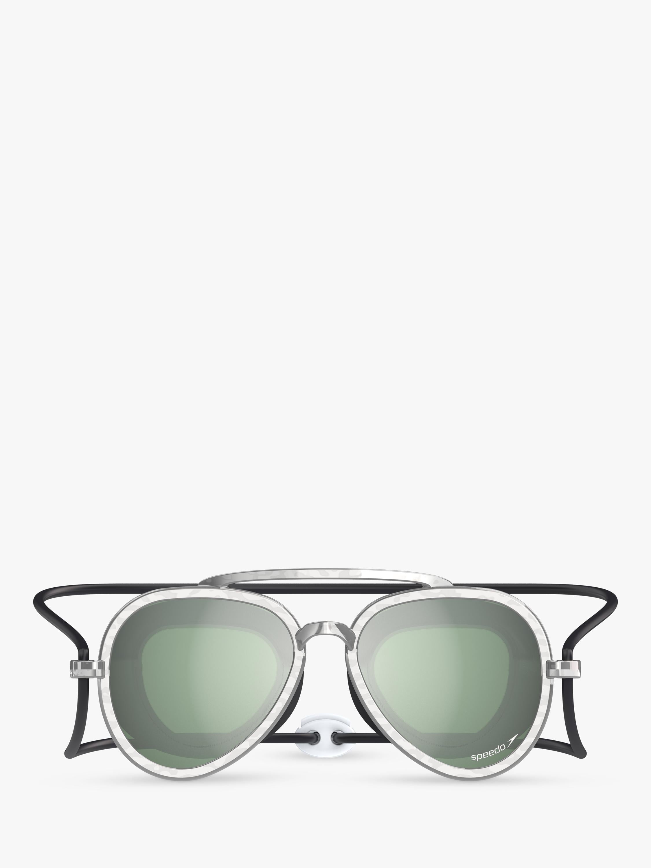 Speedo kids Sunny G mirrored swimming goggles Mariner Green, UK version
