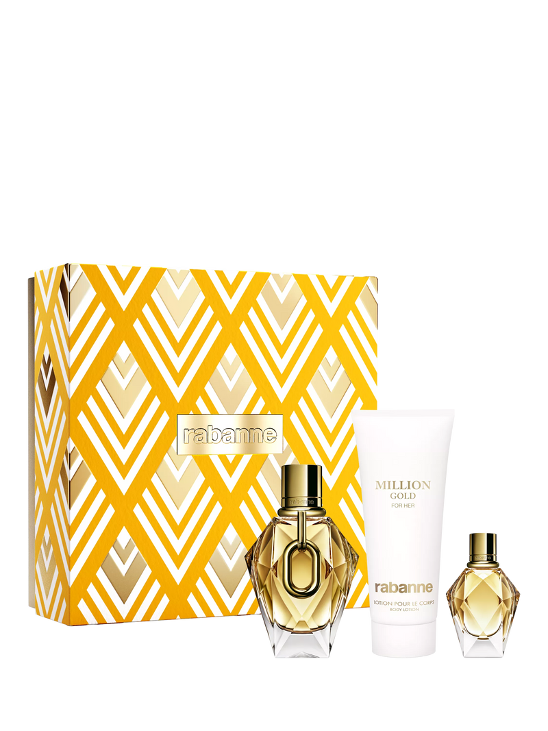 Rabanne Million Gold for her gift set 90ml, UK version