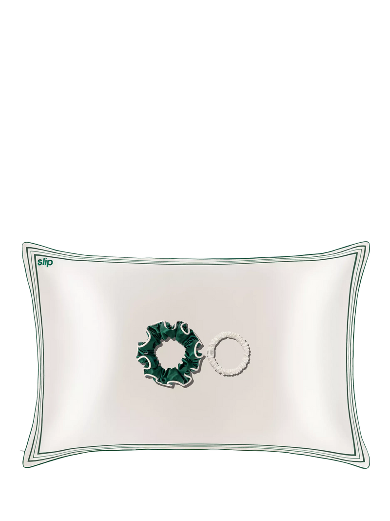 Slip pure silk pillowcase gift set Game Day queen, imported from the UK