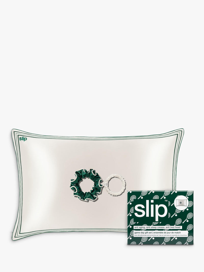 Slip pure silk pillowcase gift set Game Day queen, imported from the UK