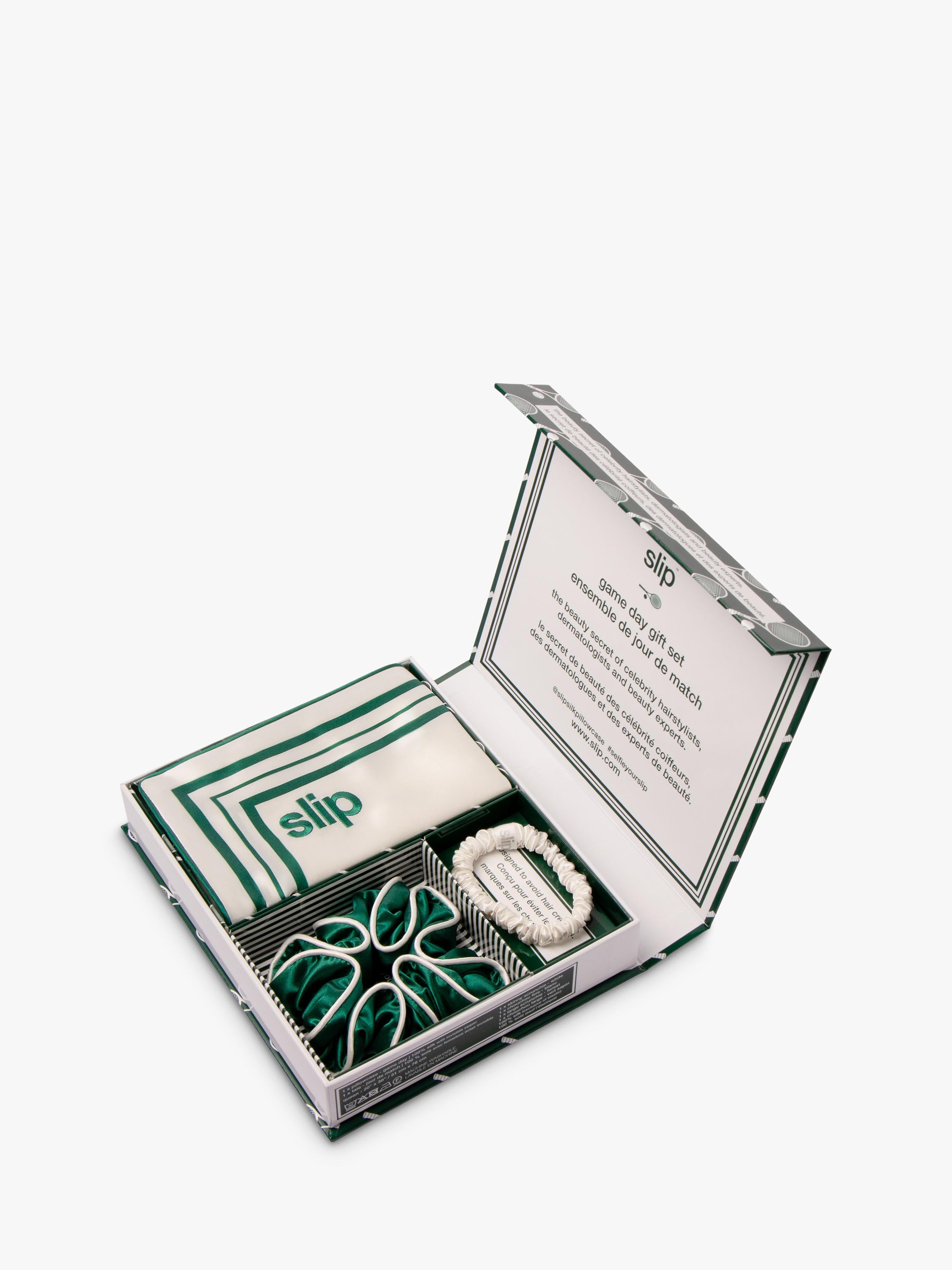 Slip pure silk pillowcase gift set Game Day queen, imported from the UK