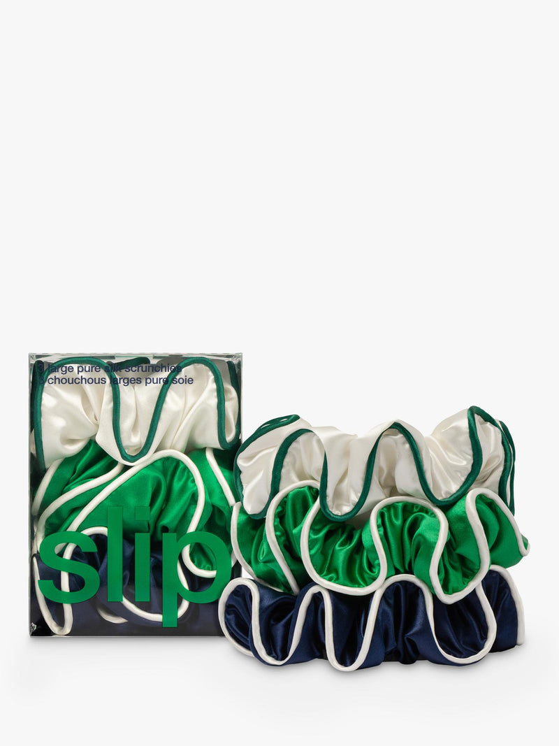 Slip Large Silk Scrunchies Pack of 3 Game Day, UK version