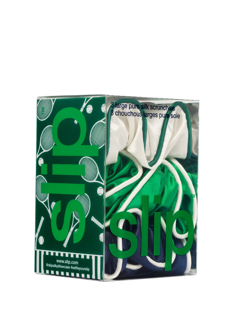 Slip Large Silk Scrunchies Pack of 3 Game Day, UK version