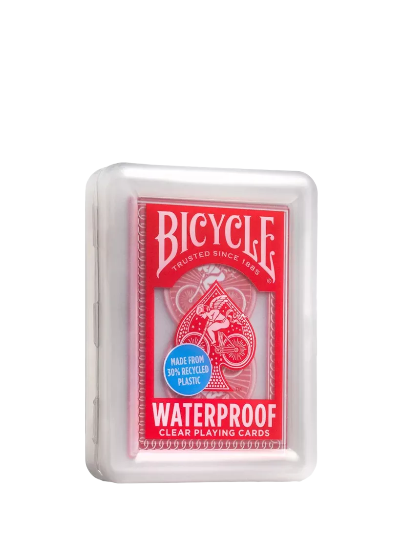 Bicycle waterproof playing cards with hard case (British brand)
