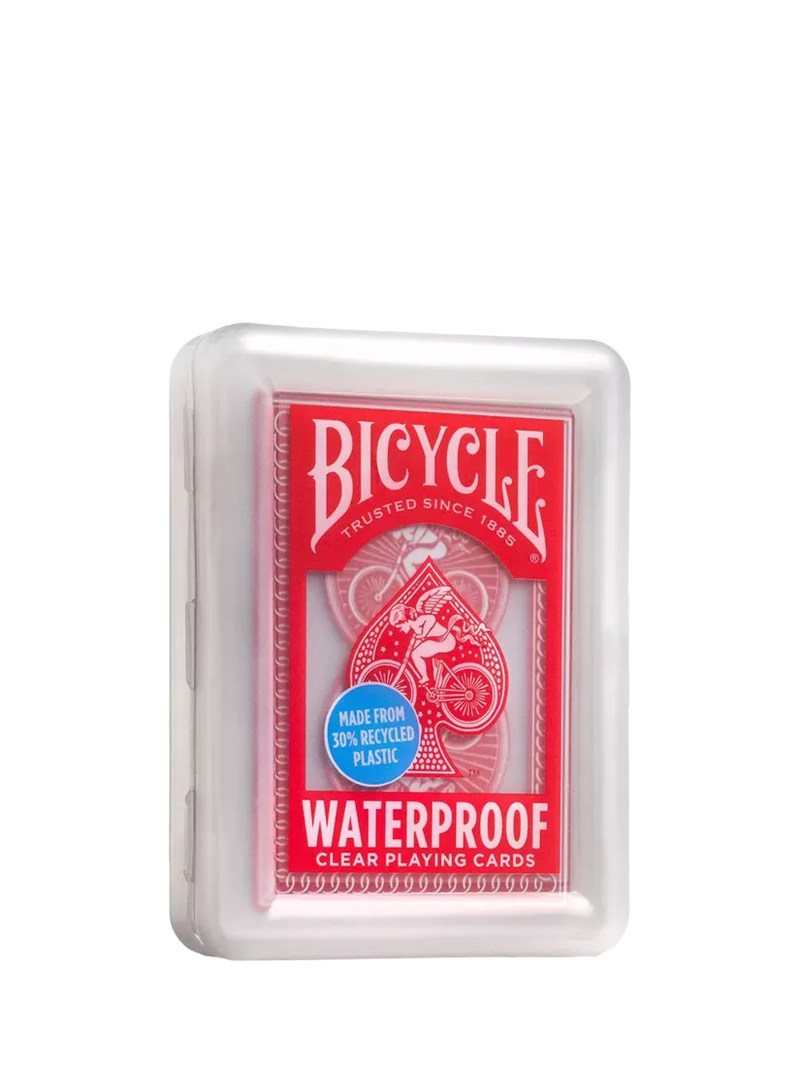 Bicycle waterproof playing cards with hard case (British brand)