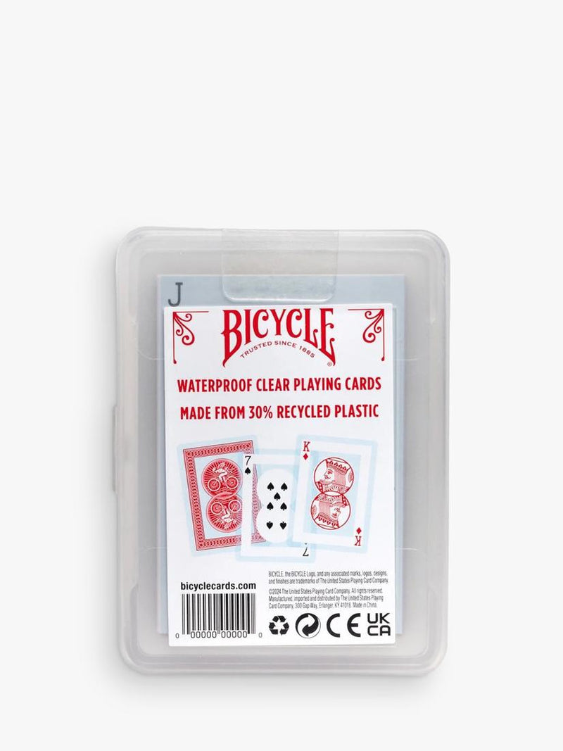 Bicycle waterproof playing cards with hard case (British brand)
