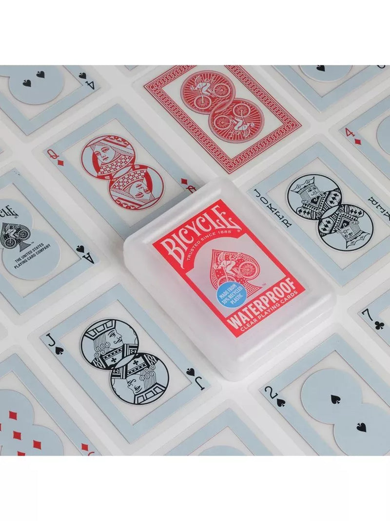 Bicycle waterproof playing cards with hard case (British brand)