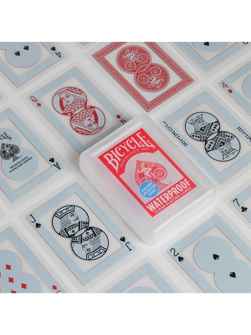 Bicycle waterproof playing cards with hard case (British brand)