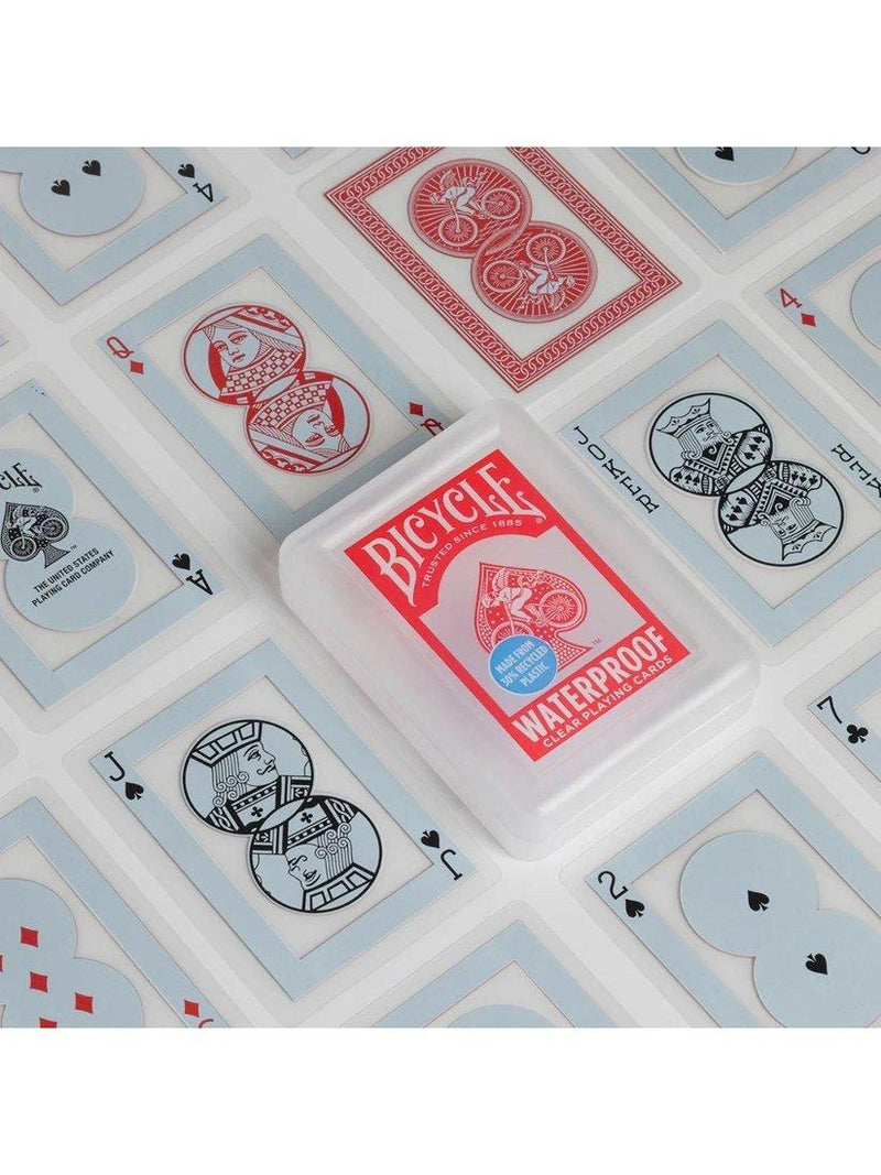 Bicycle waterproof playing cards with hard case (British brand)
