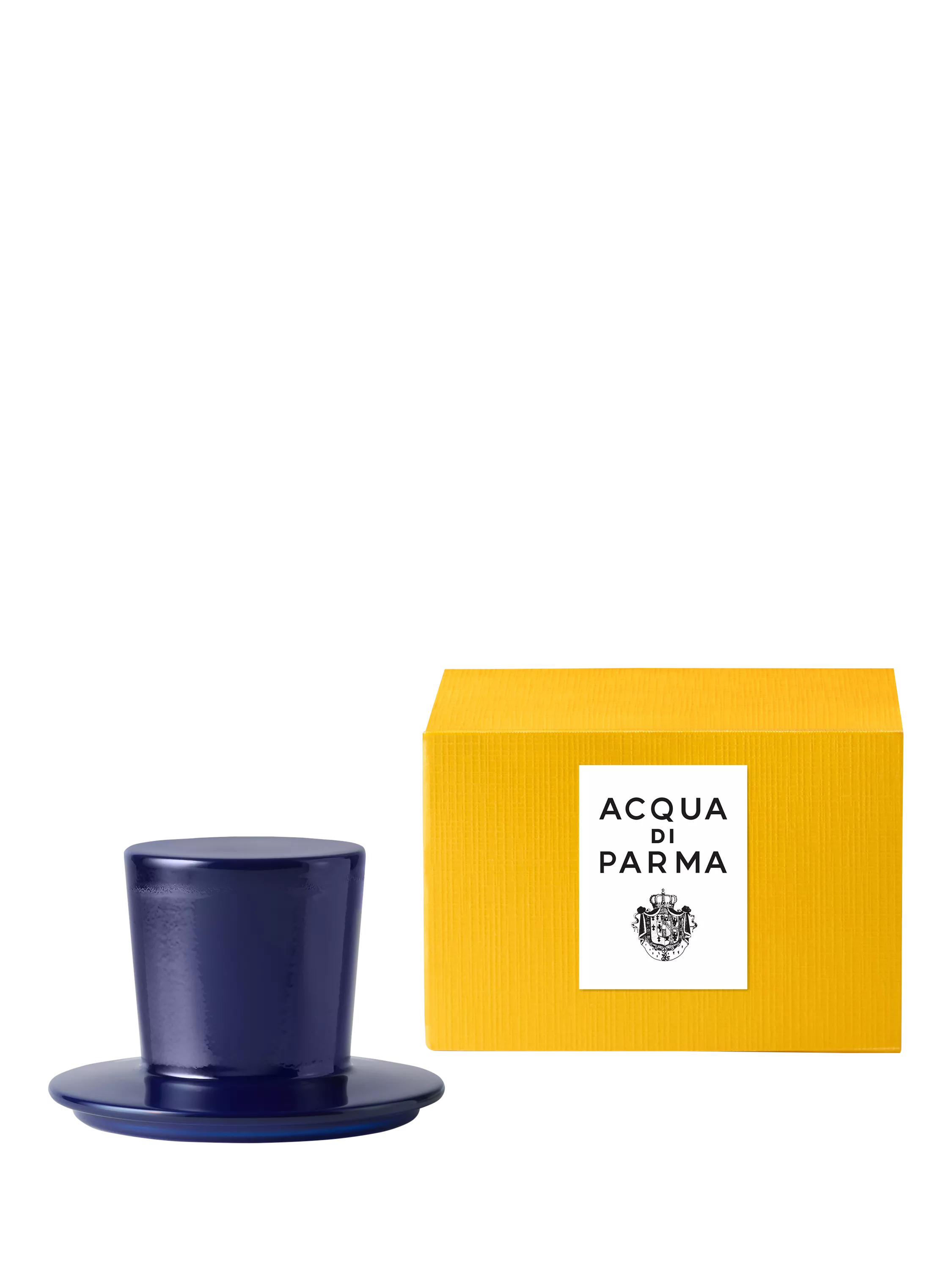 Acqua di Parma blue crystal candle lid, UK version