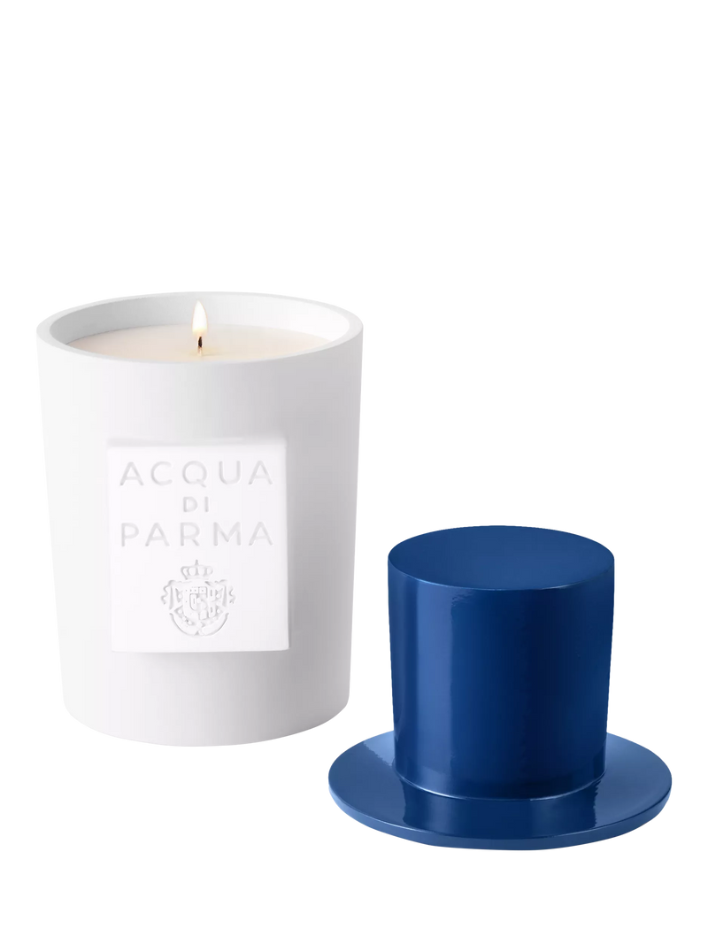 Acqua di Parma Chapeau scented candle 400g and 100g, UK version