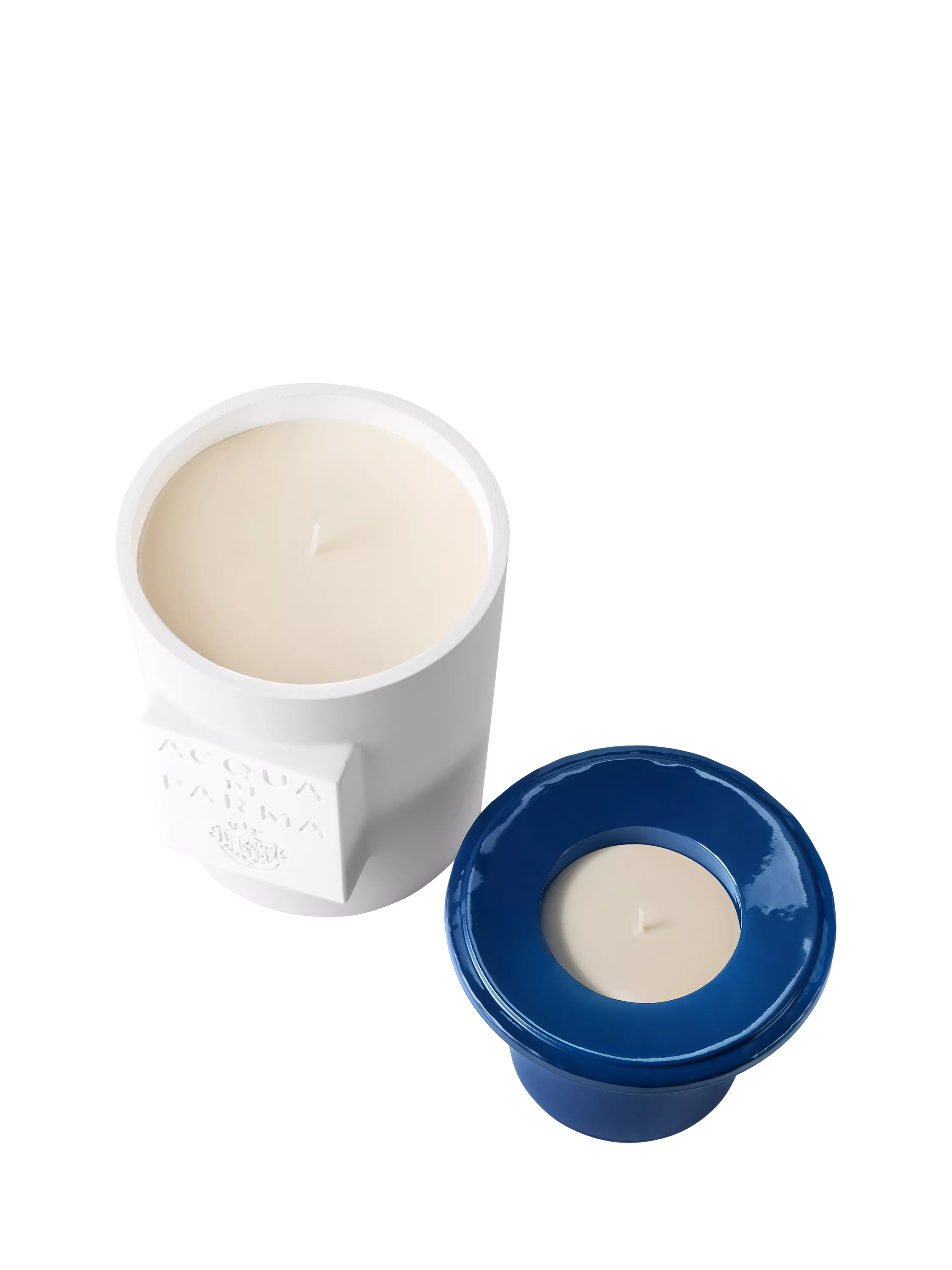Acqua di Parma Chapeau scented candle 400g and 100g, UK version