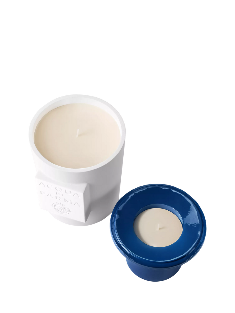 Acqua di Parma Chapeau scented candle 400g and 100g, UK version
